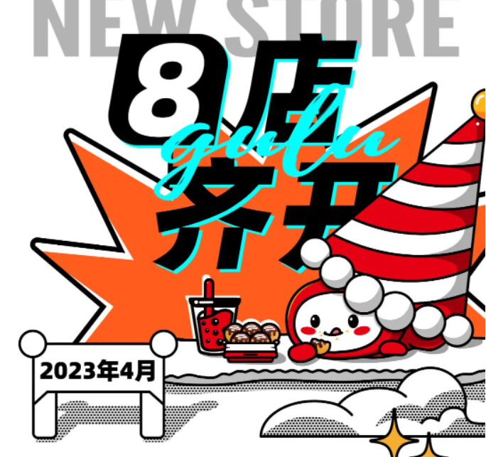 咕嚕咕嚕新店開業|阿咕生日月,八店齊開!